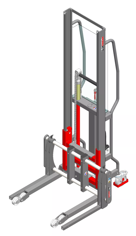 Gerbeur Levfix à levée manuelle avec fourches coulissantes 600 kg - FIMM - 855010530