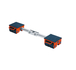 Rouleurs charges lourdes 4 T 4 galets & barre de liaison FIMM - 865004366