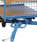 Servante train 500 kg dossiers grillagés 1200 x 800 mm FIMM - 870004406