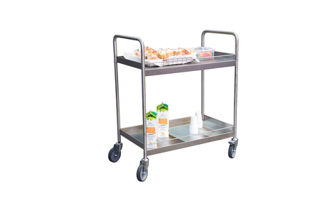Servante 300 kg inox 304 L 2 plateaux 835x435 mm FIMM - 880000633