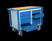 Servante 500 kg 2 plateaux 1060x680 mm 2 blocs tiroirs FIMM - 880002990