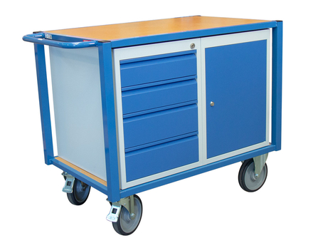 Servante d'atelier équipée 1 bloc porte et 1 bloc tiroirs 500 kg FIMM - 880002991