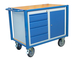 Servante d'atelier équipée 1 bloc porte et 1 bloc tiroirs 500 kg FIMM - 880002991