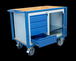 Servante d'atelier équipée 1 bloc porte et 1 bloc tiroirs 500 kg FIMM - 880002991