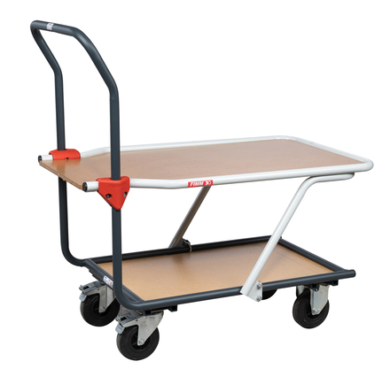 Servante plateau intermédiaire 250kg avec plateaux inférieurs FIMM - 880004076