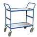 Servante 150 kg 2 plateaux 780x420 mm mélaminé gris FIMM - 880006038