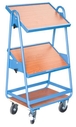 Servante plateau inclinable 3 plateaux bois 600 x 400 mm FIMM - 880006498