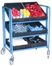Servante plateau inclinable 3 plateaux tôle + 6 bacs FIMM - 880006502