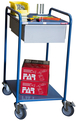 Servante 250 kg 2 plateaux 635x470 mm tôle 1 tiroir FIMM - 880008445