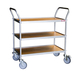 Servante 150 kg 3 plateaux 780x420 mm mélaminé FIMM - 880009545
