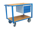 Servante 500 kg 2 plateaux 1060x680 mm médium 2 tiroirs FIMM - 880009548