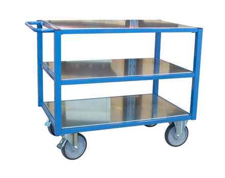 Servante 500 kg 3 plateaux tôle 1060x680 mm FIMM - 880010420