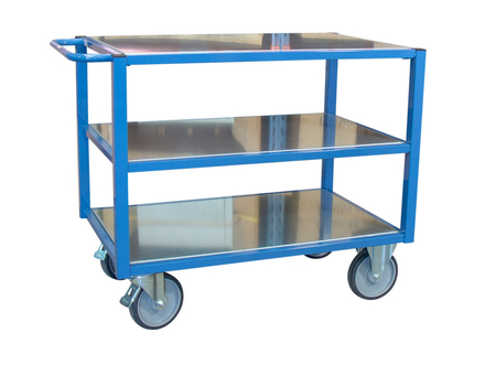 Servante 500 kg 3 plateaux tôle 1300x800 mm FIMM - 880010422