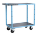 Servante mécano-soudée 2 plateaux tôle galva 850x500 mm roues CC 250 kg - FIMM - 880701311