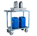 Servante mécano-soudée 2 plateaux 850x500 mm 400 kg - FIMM - 880701341