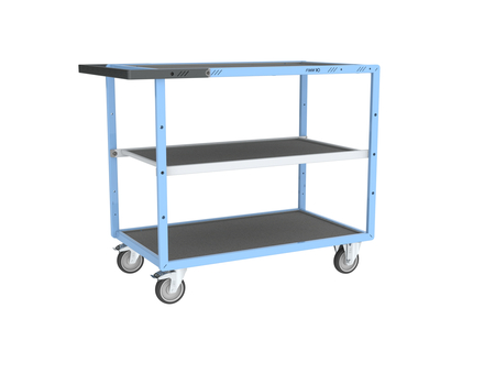 Servante mécano-soudée 3 plateaux 850x500 mm 250 kg - FIMM - 880701422