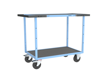 Servante mécano-soudée 2 plateaux 850x500 mm 400 kg - FIMM - 880701831