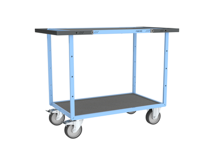 Servante mécano-soudée 2 plateaux 850x500 mm 400 kg - FIMM - 880701841