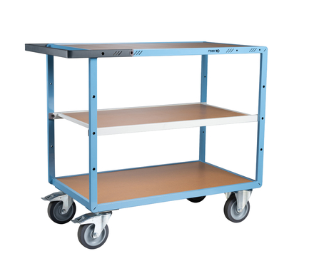 Servante mécano-soudée 3 plateaux 1000x600 mm 400 kg - FIMM - 880702242