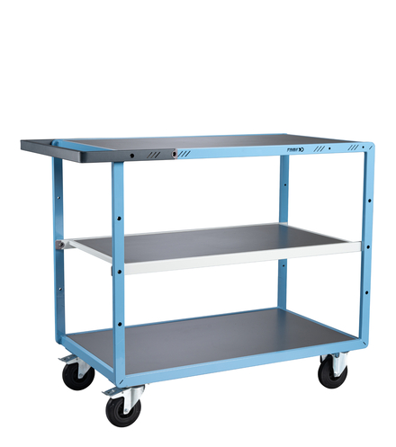 Servante mécano-soudée 3 plateaux 1000x600 mm 250 kg - FIMM - 880702312