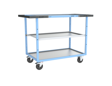 Servante mécano-soudée 3 plateaux 1000x600 mm 250 kg - FIMM - 880702712