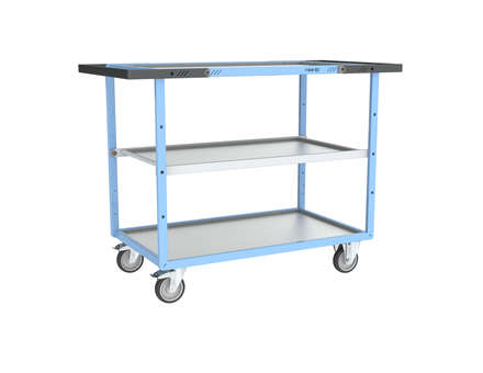 Servante mécano-soudée 3 plateaux 1000x600 mm 250 kg - FIMM - 880702722