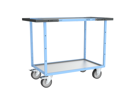 Servante mécano-soudée 2 plateaux 1000x600 mm 400 kg - FIMM - 880702741