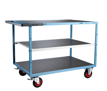 Servante mécano-soudée 3 plateaux 1200x800 mm 400 kg - FIMM - 880703332