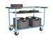 Servante mécano-soudée 3 plateaux médium 1200x800 mm 400 kg - FIMM - 880703632