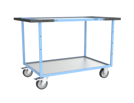 Servante mécano-soudée 2 plateaux 1200x800 mm 400 kg - FIMM - 880703741