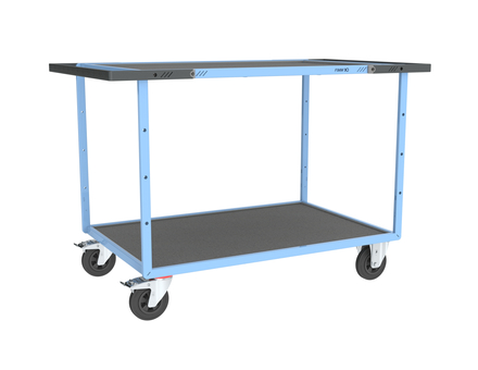 Servante mécano-soudée 2 plateaux 1200x800 mm 400 kg - FIMM - 880703831