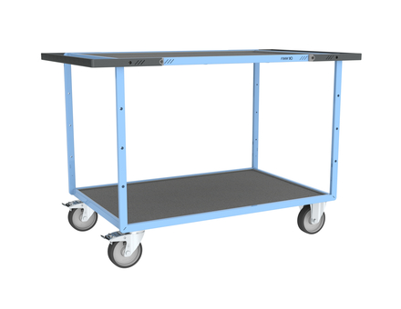 Servante mécano-soudée 2 plateaux 1200x800 mm 400 kg - FIMM - 880703841