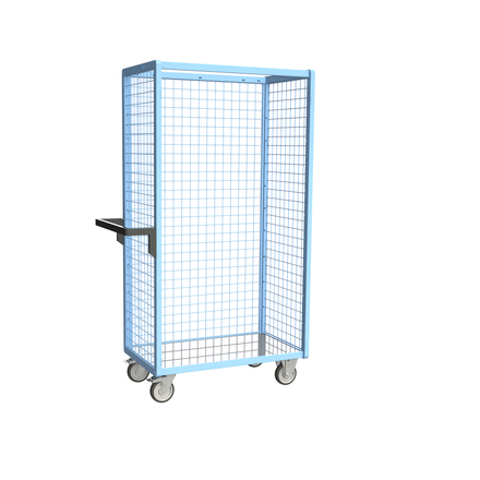 Servante grillagée 3 côtés avec plateau 850x500 mm 250 kg - FIMM - 880725142
