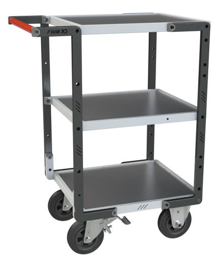 Servante Flat-Pack 3 plateaux 550x500 mm 400 kg - FIMM - 884720332