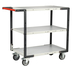 Servante 3 plateaux mélaminé 850x500 mm roues TPE 250 kg - FIMM - 884721124