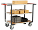 Servante 3 plateaux médium double poignées 850x500 mm roues TPE 400 kg - FIMM - 884721247