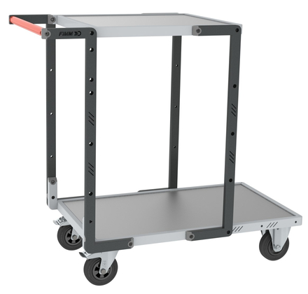 Servante 2 plateaux tôle roues CC 250 kg - FIMM - 884721311