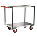 Servante Flat-Pack avec 2 plateaux tôle 850x500 mm 400 kg - FIMM - 884721332
