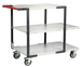 Servante 3 plateaux mélaminé roues TPE 250 kg - FIMM - 884722125