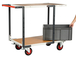 Servante 2 plateaux médium 1000x600 mm roues CC 400 kg - FIMM - 884722232