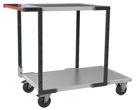 Servante 2 plateaux tôle + roues CC 250 kg - FIMM - 884722311