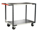 Servante 2 plateaux tôle 1000x600 mm roues CC 250 kg - FIMM - 884722312