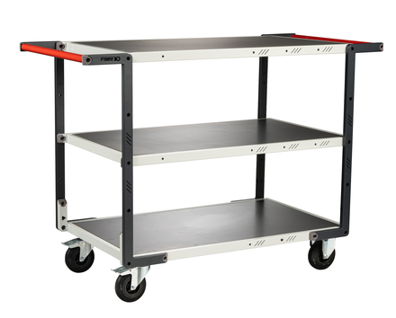 Servante Flat-Pack 3 plateaux tôle 1000x600 mm 250 kg - FIMM - 884722317