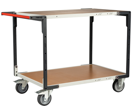 Servante 2 plateaux médium 1200x800 mm roues TPE 400 kg - FIMM - 884732242