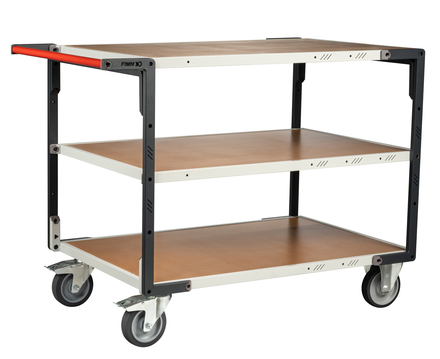 Servante Flat-Pack 3 plateaux 1200x800 mm charge 400 kg - FIMM - 884732244