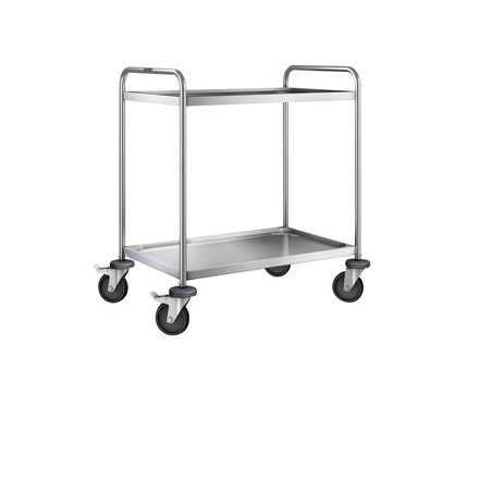 Servante 120 kg inox 304 L 2 plateaux 800x500 mm FIMM - 885006054