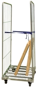 Roll conteneur 2 côtés+sangle 720 x 800 x 1800 mm CU 400 kg FIMM - 885006616