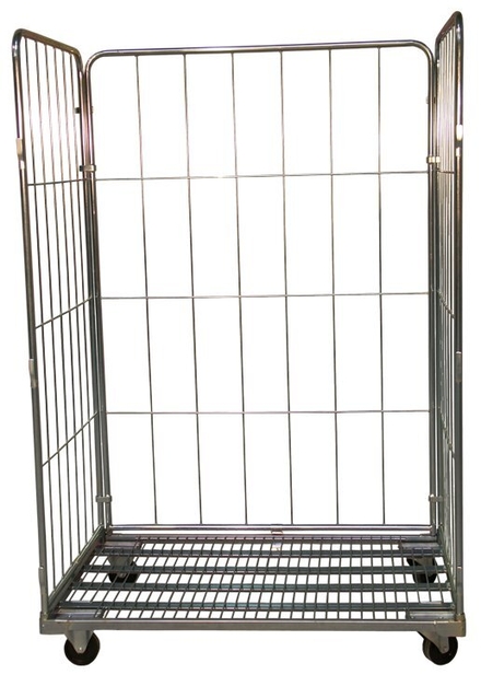 Roll conteneur 3 ridelles 1200 x 800 x 1800 mm CU 400 kg FIMM - 885006620