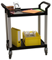 Desserte 250 kg alu 2 plateaux 680x450 mm plastique FIMM - 885007668