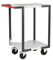 Servante montée 2 plateaux mélaminé 550x500 mm roues CC 250 kg - FIMM - 886720111
